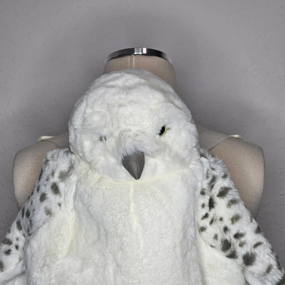 Wizarding World Harry Potter Hedwig Snowy Owl Plush Backpack Universal Studios